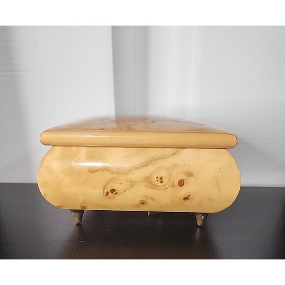 REUGE Vintage Swiss Wood lacquered musical box Pachelbel Canon classical music - Picture 2 of 8